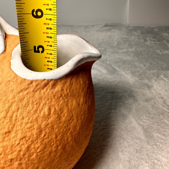 Italian Wide Mouth Terracota Juice Water Pitcher Early 18th Century Baked Earth - Picture 11 of 12